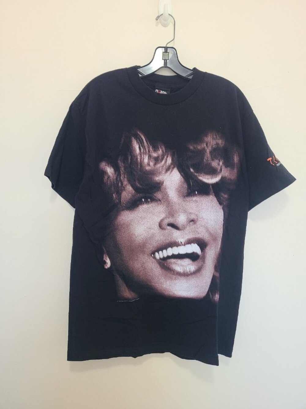 Vintage Tina Turner 1999 T-shirt Black Top Size Large